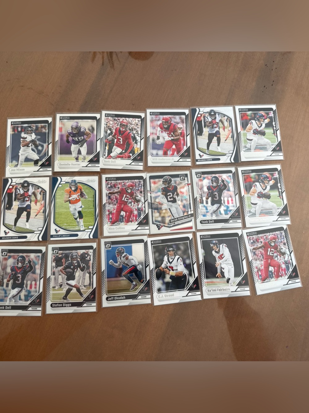 Houston Texans Football Card Lot – 41 Cards | C.J. Stroud, Tank Dell